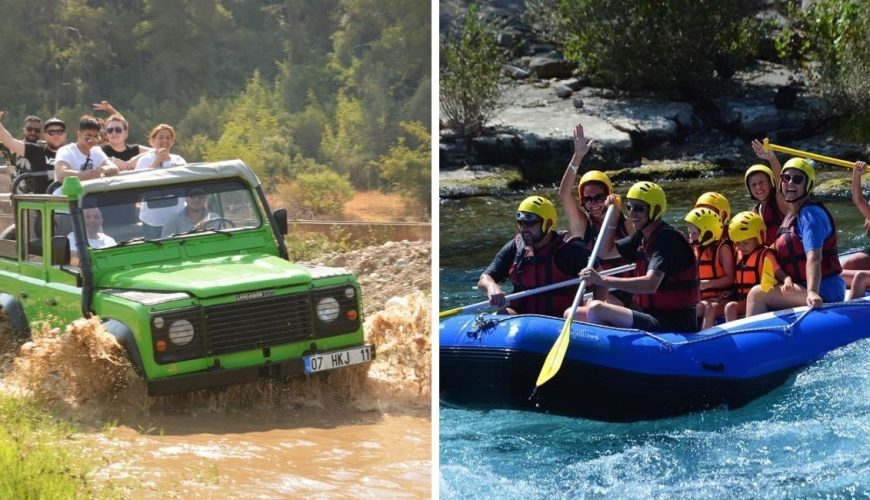 Kombinacja Jeep Safari i Rafting