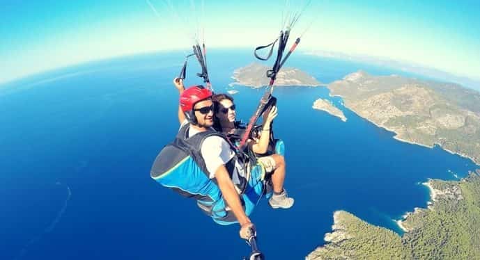 Paragliding Olympos From Antalya Развлечение