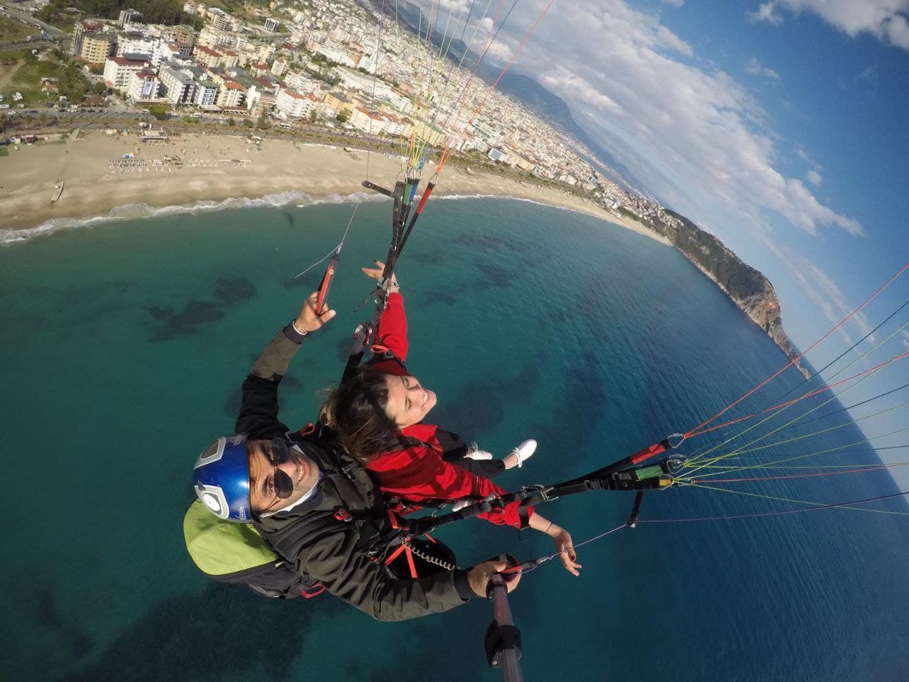 Paragliding Alanya море