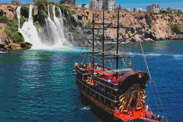 Duden Waterfall Pirate Boat Trip in Antalya
